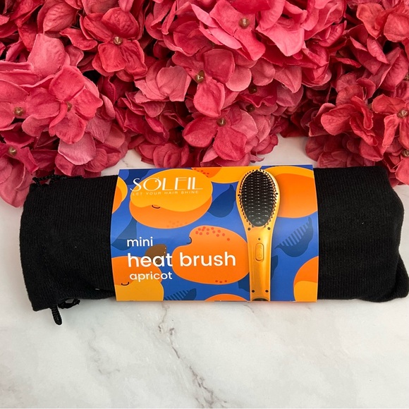 Soleil Mini Heat Brush in Apricot - Picture 3 of 10